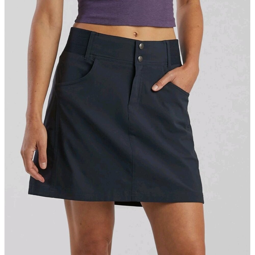 Title Nine Womens Clamber Skort Sz (6) Golf Active Navy Stretch Hiking Climbing